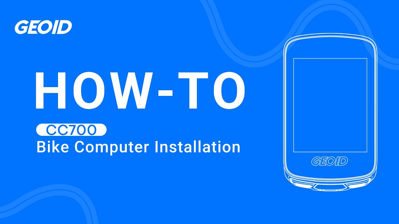 CC700 Bike Computer Installation Video